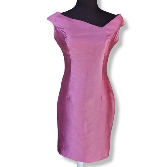 David Fielden asymetrical silk dress - Picture 1 of 17